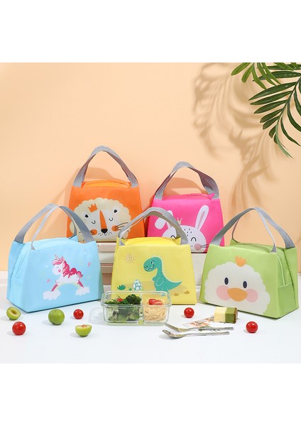 B-Denizkızı Stili Karikatür Fonksiyonel Desen Soğutucu Yemek Kabı Çantası Taşınabilir Yalıtımlı Kanvas Öğle Yemeği Çantası Termal Gıda Öğle Yemeği Çantaları Kadınlar Için Çocuk (Yurt Dışından) modelleri