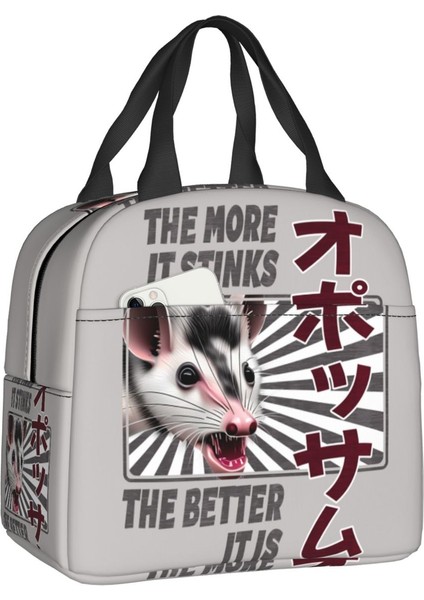 No.2 Tarzı 22X20X13CM Opossum Sevgililer Taşınabilir Öğle Yemeği Kutuları Kadın Çok Fonksiyonlu Hayvan Pet Termal Soğutucu Gıda Yalıtımlı Öğle Yemeği Çantası Ofis Çalışması (Yurt Dışından)