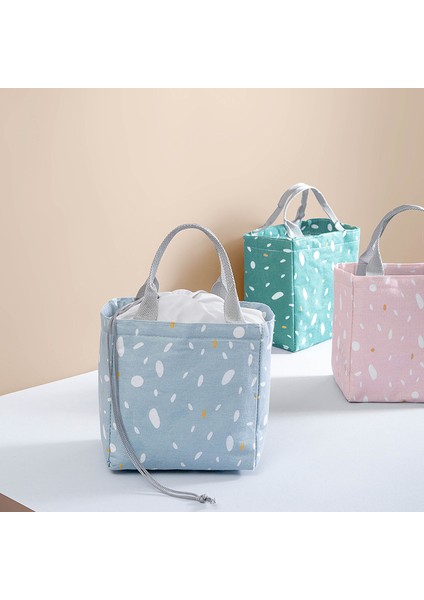 Pembe Tarzı Kadınlar Için Öğle Yemeği Çantası Ağız Yalıtım Kelepçe Kanvas Öğle Yemeği Çantaları (Yurt Dışından) indirimleri