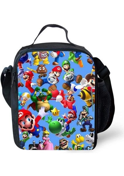 D Tarzı Fnaf Öğle Yemeği Çantası Özelleştirilmiş Freddy Kadın Erkek Gençler Erkek Kız Çocuk Chica Foxy Okul Termal Soğutucu Yalıtımlı Tote Kutu (Yurt Dışından)