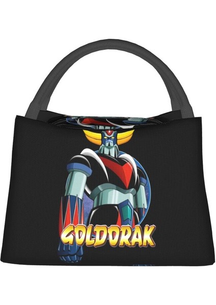 No.17 Tarzı Ufo Robot Goldorak Grendizer Termal Yalıtımlı Öğle Yemeği Çantaları Kadın Anime Mekanik Savaşçı Yeniden Kullanılabilir Öğle Yemeği Çantası Yemek Yiyecek Kutusu (Yurt Dışından)