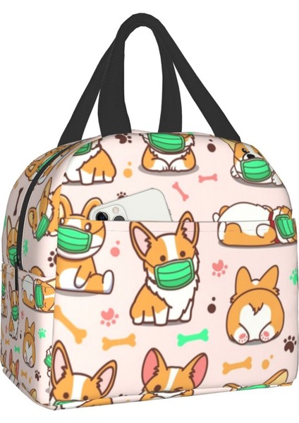 No.19 Tarzı 22X20X13CM Sadece Yorkies'i Seven Bir Kız Termal Yalıtımlı Öğle Yemeği Çantası Yorkshire Terrier Yeniden Kullanılabilir Öğle Yemeği Kabı Çok Fonksiyonlu Yiyecek Kutusu (Yurt Dışından)