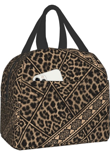 No.2 Tarzı 22X20X13CM Etnik Hayvan Süsler Leopar Baskı Öğle Yemeği Çantaları Kadın Termal Soğutucu Yalıtımlı Öğle Yemeği Kutuları Çocuklar Için Okul Torage Çantası (Yurt Dışından)