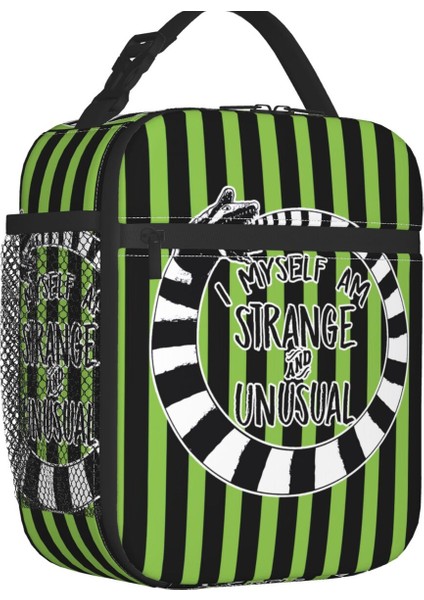 No.17 Tarzı 26X21X11CM Özel Beetlejuice Hayalet Öğle Yemeği Çantası Kadın Sıcak Soğutucu Yalıtımlı Öğle Yemeği Kutuları Çocuklar Için Okul (Yurt Dışından)