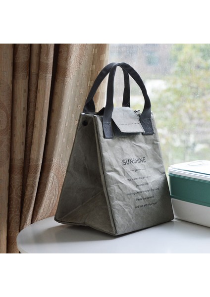 Haki Tarzı Kağıt Öğle Yemeği Çantası Su Geçirmez Yalıtım Çantası Uzatmak ve Kalınlaşmak Alüminyum Folyo Japon Çanta Ofis Çalışanı Öğrenci (Yurt Dışından) fırsatları