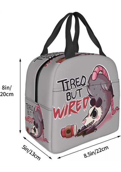 No.14 Tarzı 22X20X13CM Hayvan Pet Opossum Yalıtımlı Öğle Yemeği Çantası Okul Ofis Için Su Geçirmez Soğutucu Termal Yemek Kabı Kadın Çocuk (Yurt Dışından)