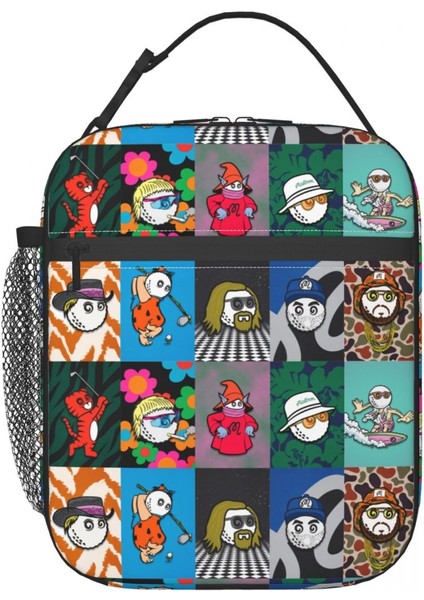 No.21 Stili 26X21X11CM Lüks Malbons Golf Yalıtımlı Öğle Yemeği Çantaları Kadınlar Için Yeniden Kullanılabilir Termal Soğutucu Gıda Yemek Kabı Çocuklar Okul Çocukları (Yurt Dışından) modelleri