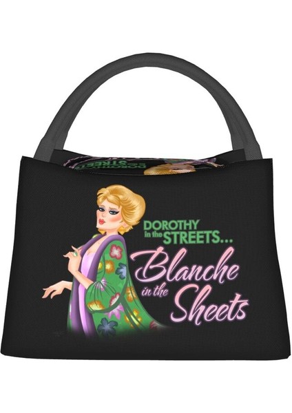 No.4 Stili 28X18X16,5CM Komik Sitcom Altın Kız Yalıtımlı Öğle Yemeği Çantası Kadınlar Için Su Geçirmez Dorothy Blanche Soğutucu Termal Bento Kutusu Çalışması (Yurt Dışından)