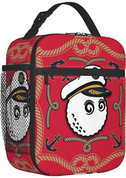 No.6 Stili 26X21X11CM Lüks Malbons Golf Yalıtımlı Öğle Yemeği Çantası Outdtable Soğutucu Termal Bento Kutusu Kadın Çocuk (Yurt Dışından)