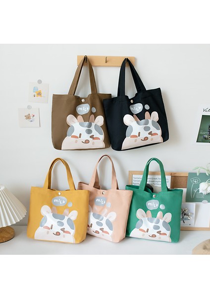 Yeşil-Toka Tarzı Yaz Öğle Yemeği Çanta Koreli Öğrenciler Sevimli Öğle Yemeği Kutusu Öğle Yemeği Çantası Pirinç Tote Çanta Küçük Bez Çanta Bolsas De Almuerzo ile Çalışmak Için (Yurt Dışından) fiyatları