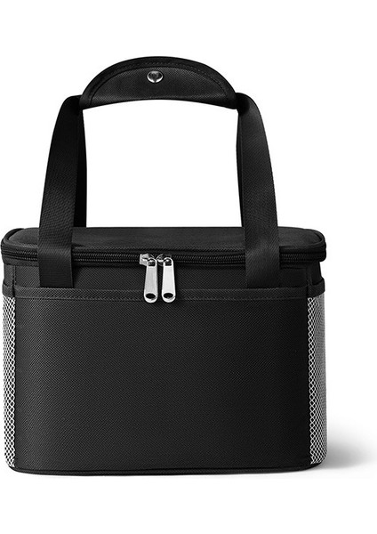 Siyah-S Tarzı Yeni Yalıtımlı Soğutucu Çanta Taşınabilir Termal Öğle Yemeği Saklama Kutusu Kamp Gıda Kabı Buz Paketi Yalıtımlı Termo Buzdolabı (Yurt Dışından)