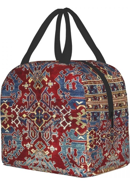 No.19 Tarzı 22X20X13CM Türk Farsça Bohemian Kilim Baskı Termal Yalıtımlı Öğle Yemeği Çantaları Geometrik Etortable Yemek Kabı Kamp Seyahat Için (Yurt Dışından) modelleri