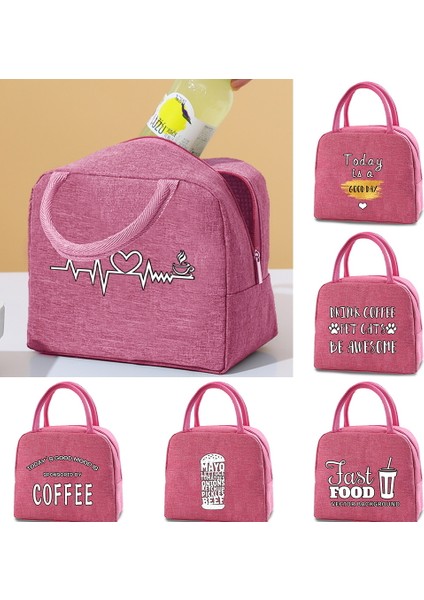4FOOD007 Stili Gıda Baskı Öğle Yemeği Çantası Yeni Kanvas Soğutucu Kutu Çanta Moda Öğle Yemeği Çantaları Kamp Seyahat Çanta Okul Gıda Yalıtımlı Akşam Yemeği Çantası (Yurt Dışından) indirimleri