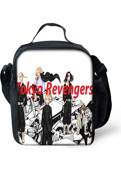 Gümüş Tarzı Harajuku Yenilik Serin Tokyo Revengers 3D Baskılı Crossbody Çanta Yemek Kabı Okul Gıda Öğle Yemeği Çantası Buz Torbaları (Yurt Dışından) fiyatları