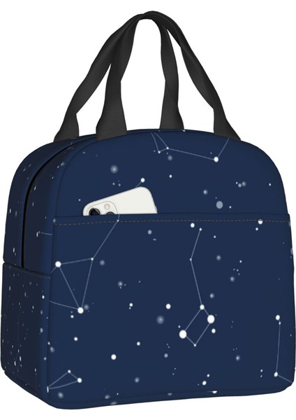 No.5 Tarzı 22X20X13CM Donanma Gece Gökyüzü Termal Yalıtımlı Öğle Yemeği Çantaları Kadın Uzay Galaxy Yeniden Kullanılabilir Yemek Çantası Okul Ofis Için Açık Depolama Yiyecek Kutusu (Yurt Dışından) fiyatları