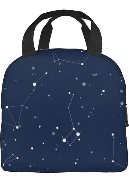 No.5 Tarzı 22X20X13CM Donanma Gece Gökyüzü Termal Yalıtımlı Öğle Yemeği Çantaları Kadın Uzay Galaxy Yeniden Kullanılabilir Yemek Çantası Okul Ofis Için Açık Depolama Yiyecek Kutusu (Yurt Dışından) modelleri