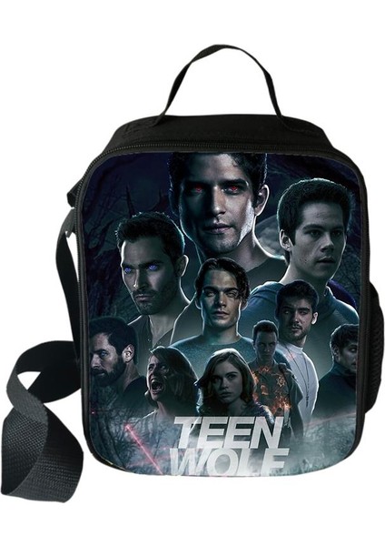 No.7 Tarzı Harajuku Yenilik Serin Komik Teen Wolf 3D Baskılı Crossbody Çanta Yemek Kabı Okul Gıda Öğle Yemeği Çantası Buz Torbaları (Yurt Dışından) fiyatları