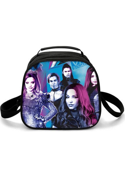 Gri Tarzı Harajuku Yenilik Serin Komik Torunları 3D Baskılı Crossbody Çanta Yarım Daire Öğle Yemeği Kutusu Okul Gıda Öğle Yemeği Çantası Buz Torbaları (Yurt Dışından)