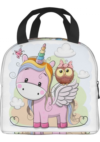 No.13 Tarzı 22X20X13CM Sevimli Unicorn ve Baykuş Yalıtımlı Öğle Yemeği Çantaları Çalışma Okulu Için Karikatür Taşınabilir Soğutucu Termal Bento Kutusu Kadın Çocuklar (Yurt Dışından)