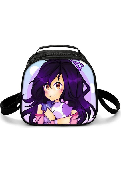 Beyaz Stil Harajuku Yenilik Serin Komik Aphmau 3D Baskılı Crossbody Çanta Yarım Daire Öğle Yemeği Kutusu Okul Gıda Öğle Yemeği Çantası Buz Torbaları (Yurt Dışından) fiyatları