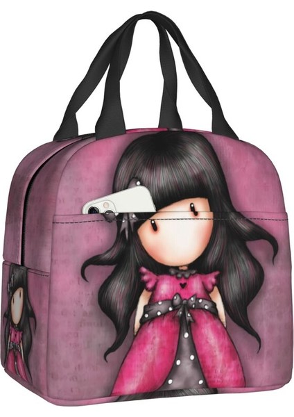 No.14 Tarzı 22X20X13CM Santoro Gorjuss Bebek Yalıtımlı Yemek Çantası Kadınlar Için Karikatür Kız Taşınabilir Soğutucu Termal Gıda Yemek Kabı Çalışma Okulu Seyahat (Yurt Dışından)