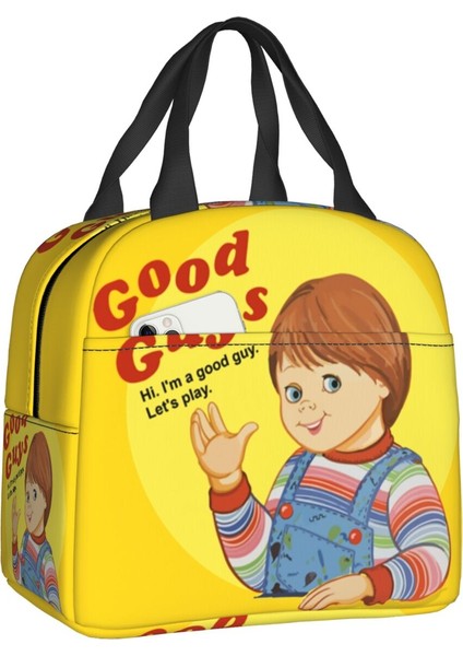 No.2 Tarzı 22X20X13CM Good Guys Çocuk Oyun Chucky Yalıtımlı Öğle Yemeği Çantaları Kadınlar Için Feliz Navidad Chucky Yeniden Kullanılabilir Soğutucu Termal Bento Kutusu (Yurt Dışından)
