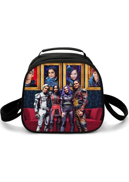 Gri Tarzı Harajuku Yenilik Serin Komik Torunları 3D Baskılı Crossbody Çanta Yarım Daire Öğle Yemeği Kutusu Okul Gıda Öğle Yemeği Çantası Buz Torbaları (Yurt Dışından) fırsatları