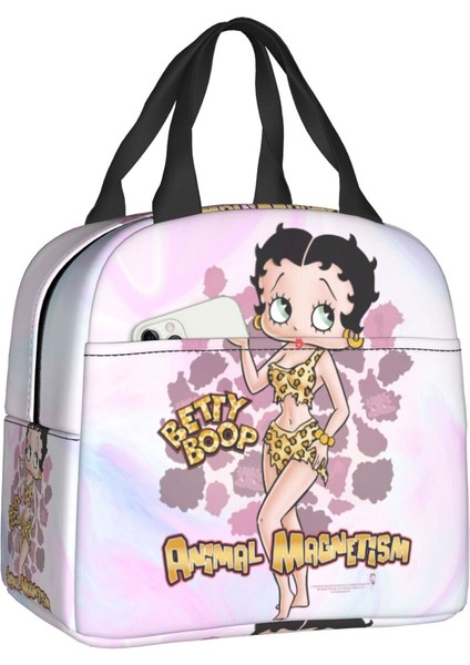 No.3 Tarzı 22X20X13CM Boop Bettys Aşk Köpek Yalıtımlı Öğle Yemeği Çantası Kadın Çocuklar Için Yeniden Kullanılabilir Soğutucu Gıda Termal Yemek Kabı Ofis Iş Seyahati Için (Yurt Dışından)