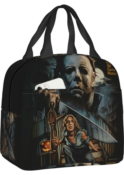 No.7 Tarzı 22X20X13CM Cadılar Bayramı H Film Taşınabilir Yemek Kabı Kadın Sızdırmaz Soğutucu Termal Gıda Yalıtımlı Öğle Yemeği Çantası Ofis Çalışması (Yurt Dışından)