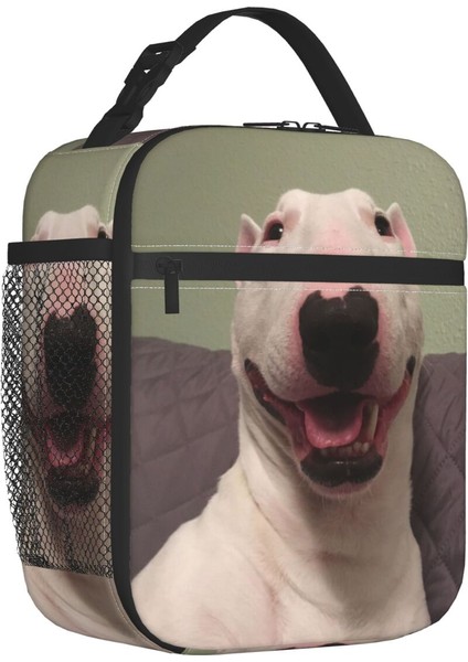 No.15 Tarzı 26X21X11CM Sevimli Bull Terrier Yalıtımlı Öğle Yemeği Çantası Kadınlar Için Taşınabilir Ingiltere Köpek Pet Soğutucu Termal Yemek Kabı Ofis Seyahat (Yurt Dışından) fiyatları