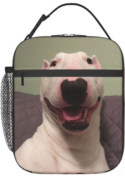 No.15 Tarzı 26X21X11CM Sevimli Bull Terrier Yalıtımlı Öğle Yemeği Çantası Kadınlar Için Taşınabilir Ingiltere Köpek Pet Soğutucu Termal Yemek Kabı Ofis Seyahat (Yurt Dışından) modelleri
