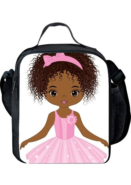 Gri Tarzı Harajuku Yenilik Serin Komik Afrika Kızlar 3D Baskılı Crossbody Çanta Yemek Kabı Okul Gıda Öğle Yemeği Çantası Buz Torbaları (Yurt Dışından) fiyatları