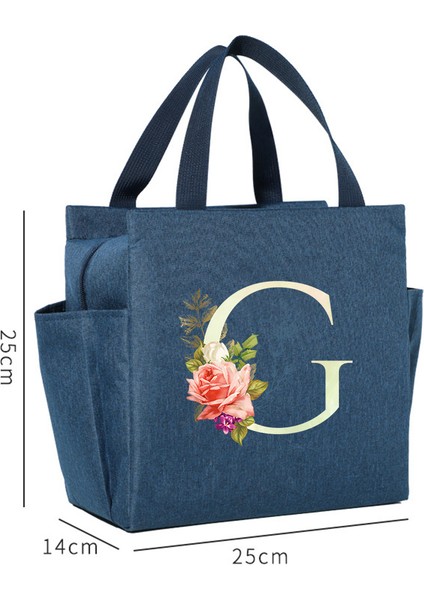 B Tarzı Çok Fonksiyonlu Büyük Kapasiteli Soğutucu Çanta Beyaz Mektup Baskı Taşınabilir Fermuarlı Termal Öğle Yemeği Çantası Kadınlar Için Yemek Kabı Gıda Çantası (Yurt Dışından) modelleri