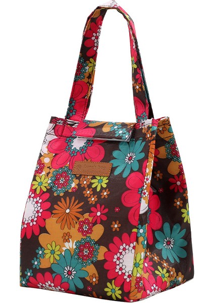 Tyh Tarzı Yalıtım Öğle Yemeği Kutusu Çantası Ofis Çalışanı Çanta Öğrenci Çocuk Büyük Kapasiteli Alüminyum Folyo Kalınlaşmış Sevimli Öğle Yemeği Çantaları Lonchera (Yurt Dışından)