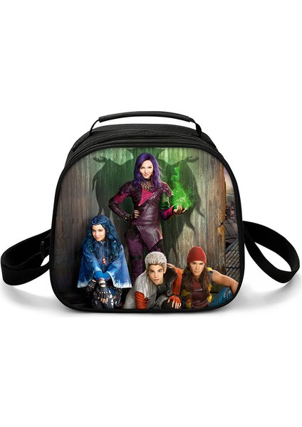 Altın Tarzı Harajuku Yenilik Serin Komik Torunları 3D Baskılı Crossbody Çanta Yarım Daire Öğle Yemeği Kutusu Okul Gıda Öğle Yemeği Çantası Buz Torbaları (Yurt Dışından)