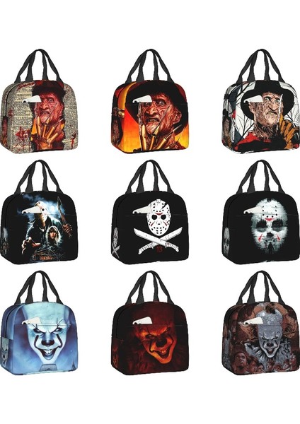 No.11 Tarzı 22X20X13CM H Film Karakteri Yemek Kabı Kadınlar Için Cadılar Bayramı Filmi Termal Soğutucu Gıda Yalıtımlı Öğle Yemeği Çantası Okul Çalışması Taşınabilir Bez Çantalar (Yurt Dışından) fiyatları
