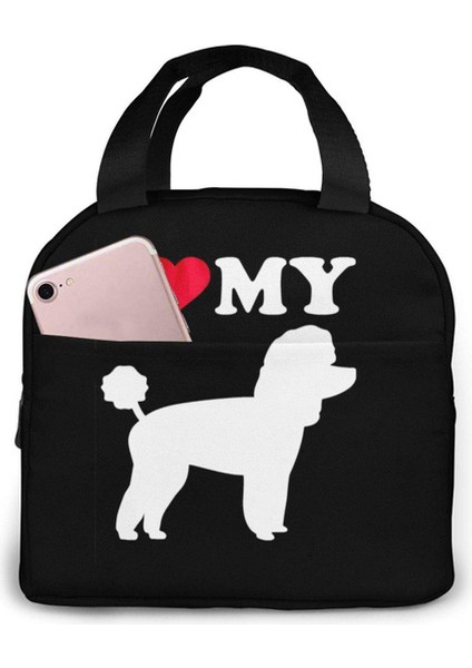 No.16 Stili Pembe Kaniş ve Yaylar Taşınabilir Yalıtımlı Öğle Yemeği Çantası Kadın Erkek Soğutucu Tote Kutusu Seyahat Çalışması Için (Yurt Dışından)