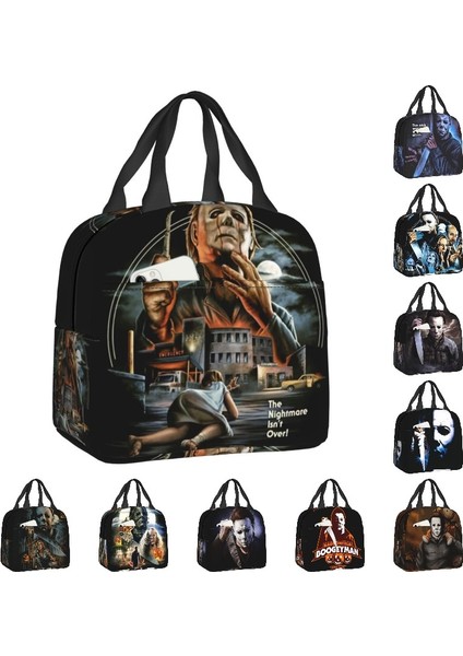 No.10 Stili 22X20X13CM Cadılar Bayramı H Film Taşınabilir Yemek Kabı Kadın Sızdırmaz Soğutucu Termal Gıda Yalıtımlı Öğle Yemeği Çantası Ofis Çalışması (Yurt Dışından) fiyatları