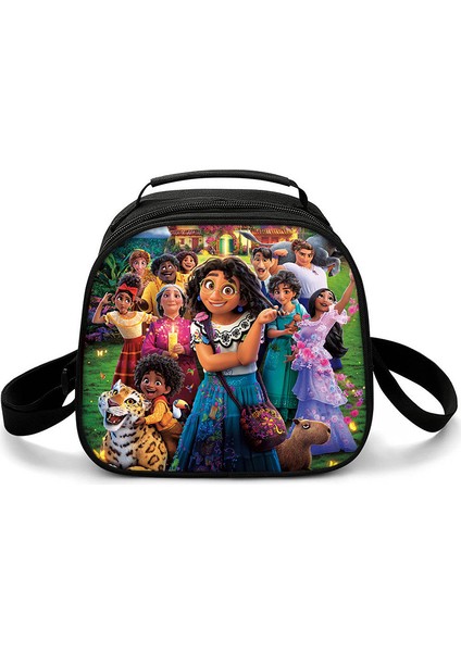 Kumral Stili Harajuku Yenilik Serin Komik Encanto 3D Baskılı Crossbody Çanta Yarım Daire Öğle Yemeği Kutusu Okul Gıda Öğle Yemeği Çantası Buz Torbaları (Yurt Dışından) modelleri