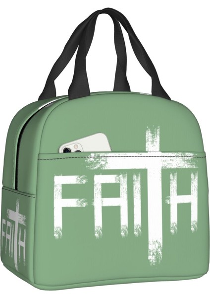 No.9 Stili 22X20X13CM Isa Mesih'e Inanıyorum Öğle Yemeği Çantası Termal Soğutucu Yalıtımlı Bento Kutusu Çocuk Kadınlar Için Çalışma Okulu Tote Çanta (Yurt Dışından)