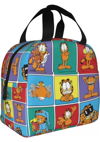 No.10 Stili 22X20X10CM Sevimli Karikatür Kedi Yalıtımlı Öğle Yemeği Çantası Kadınlar Için Sızdırmaz Termal Soğutucu Yemek Kabı Plaj Kamp Seyahat Tote Çanta (Yurt Dışından) modelleri