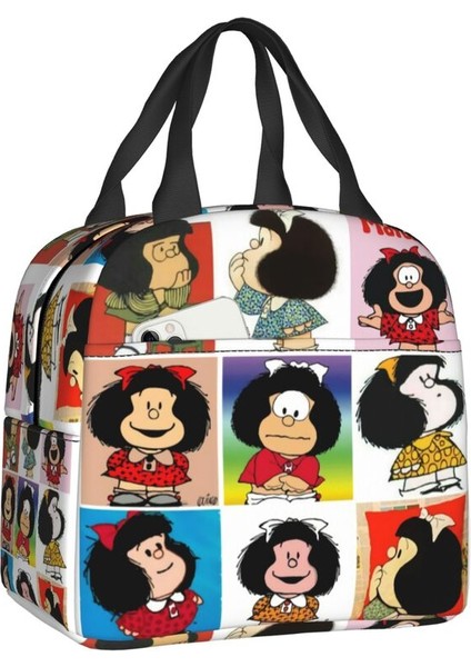No.5 Tarzı 22X20X13CM Aşk Mafalda Kawaii Termal Yalıtımlı Öğle Yemeği Çantaları Kadın Karikatür Taşınabilir Yemek Çantası Okul Için Çok Fonksiyonlu Yiyecek Kutusu (Yurt Dışından)