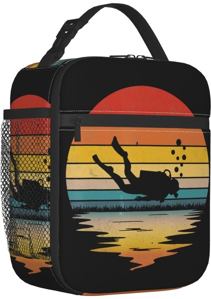No.11 Tarzı 26X21X11CM Tüplü Dalış Yalıtımlı Öğle Yemeği Çantaları Kadınlar Için Macera Okyanus Dalış Dalgıç Taşınabilir Soğutucu Termal Bento Kutusu Çalışma Okulu Seyahat (Yurt Dışından)