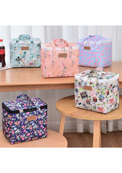 Çörek Stili Büyük Kapasiteli Yalıtımlı Öğle Yemeği Kutusu Çantası Oxford Kumaş Su Geçirmez Taşınabilir Bento Termal Soğutucu Çanta Gıda Saklama Kabı (Yurt Dışından) modelleri