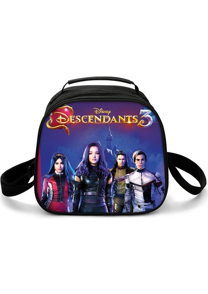 Yeşil Stil Harajuku Yenilik Serin Komik Torunları 3D Baskılı Crossbody Çanta Yarım Daire Öğle Yemeği Kutusu Okul Gıda Öğle Yemeği Çantası Buz Torbaları (Yurt Dışından)