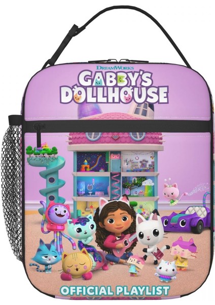 No.6 Stili 26X21X11CM Gabbys Dollhouse Yalıtımlı Öğle Yemeği Çantaları Okul Ofis Için Pandy Paws Gabby Denizkızı Kedi Sızdırmaz Termal Soğutucu Bento Kutusu Kadın (Yurt Dışından) modelleri