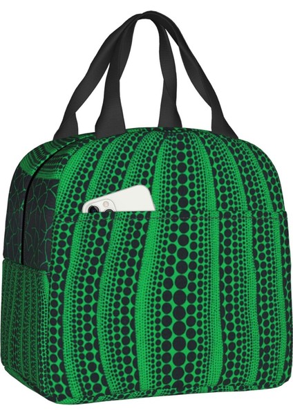 No.20 Tarzı 22X20X13CM Yayoi Kusama Balkabağı Sonsuza Yalıtımlı Öğle Yemeği Çantası Kamp Seyahat Için Soyut Sanat Taşınabilir Soğutucu Termal Yemek Kabı Kadın Çocuklar (Yurt Dışından)