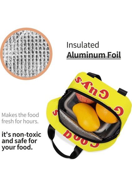 No.17 Tarzı 22X20X13CM Çocuk Oyun Good Guys Logo Yalıtımlı Öğle Yemeği Çantası Kadın Tıknaz Yeniden Kullanılabilir Soğutucu Termal Gıda Öğle Yemeği Kutusu Çocuklar Okul Çocukları (Yurt Dışından) indirimleri