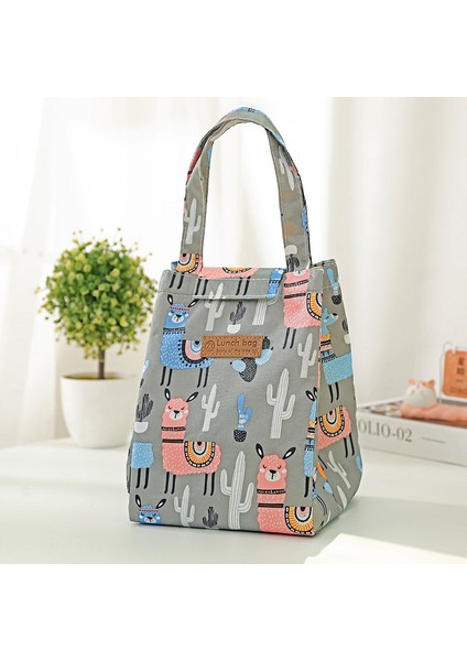G Tarzı Moda Soğutucu Öğle Yemeği Çantası Moda Ctue Kedi Çok Renkli Çantalar Kadın Su Geçirmez El Paketi Termal Kahvaltı Kutusu Taşınabilir Seyahat (Yurt Dışından) modelleri