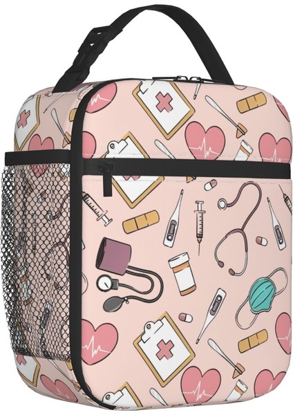 No.18 Stili 26X21X11CM Komik Hemşire Yalıtımlı Öğle Yemeği Çantası Açık Hemşirelik Sızdırmaz Termal Soğutucu Bento Kutusu Kadın Çocuklar Için (Yurt Dışından) fiyatları